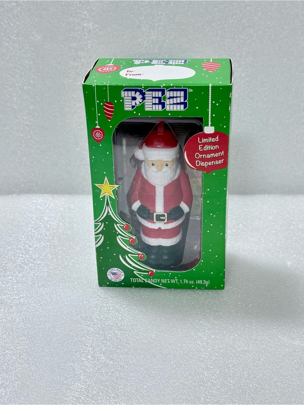 PEZ Limited Edition Christmas Santa Claus Dispenser Ornament New in Box